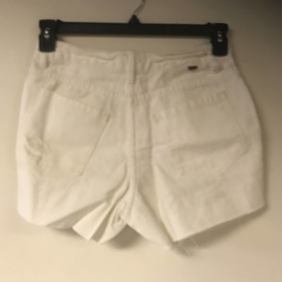 O’NEILL Women's Angus White Denim Shorts, Size 27 - Picture 3 of 6